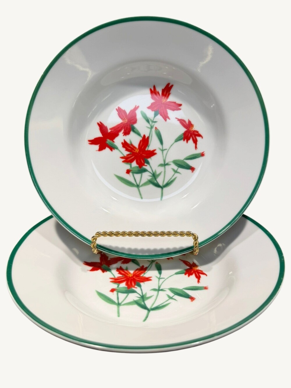 National Wildlife Federation American Wildflowers Indian Paint Brush Bowls Set 2
